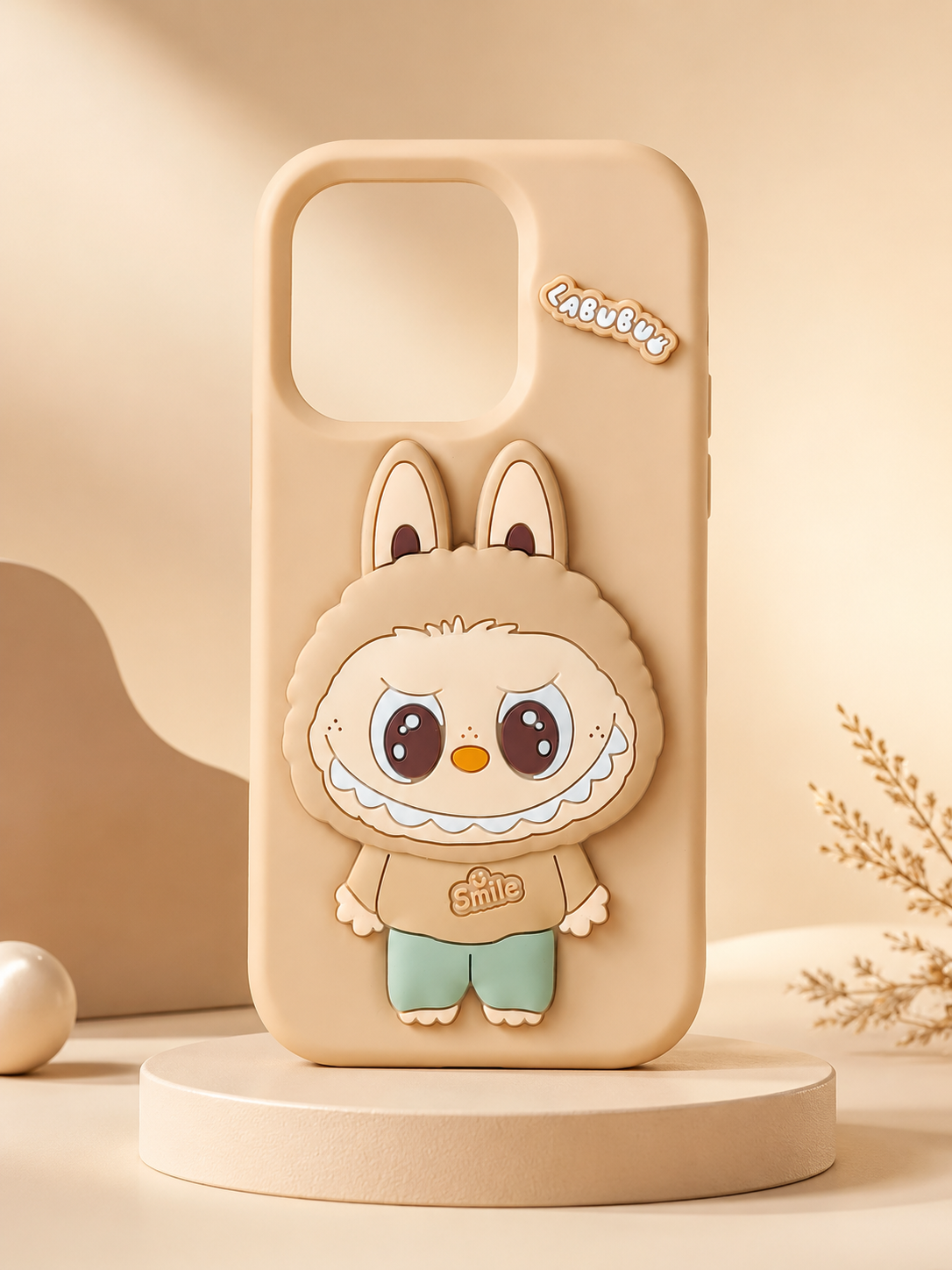Volix Premium 3D Labubu Silicone Case for iPhone