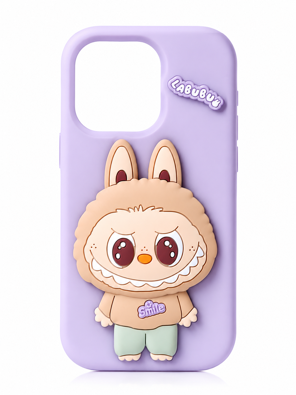 Volix Premium 3D Labubu Silicone Case for iPhone
